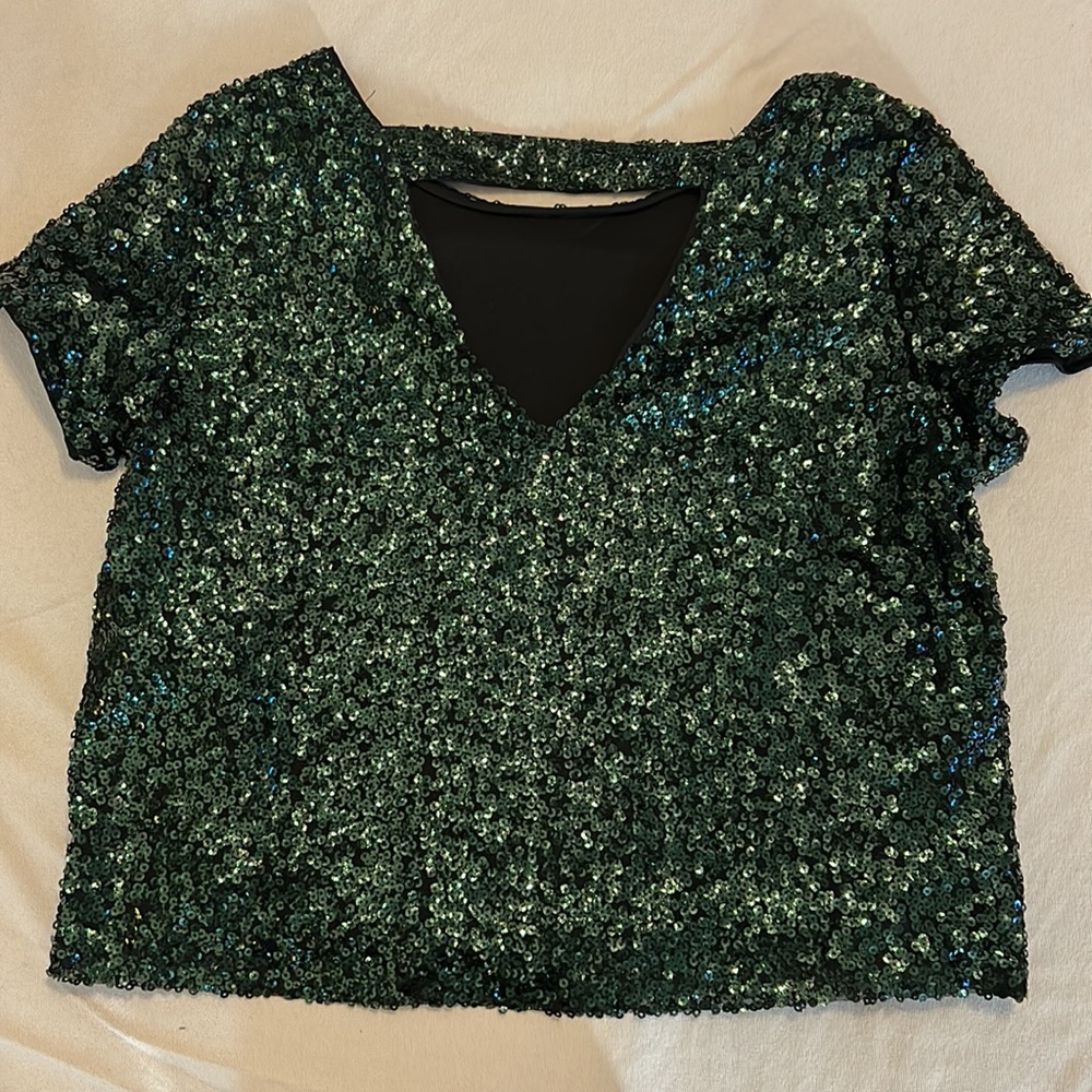 Vero Moda Sequin Top - Picture 3 of 7